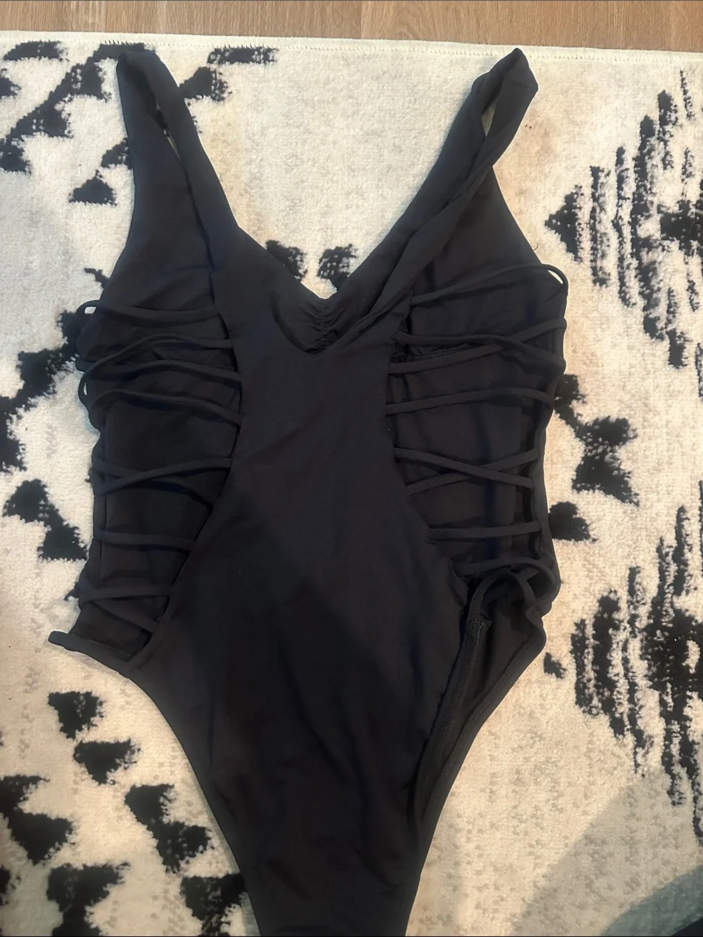 l*space Black One-Piece Swimsuit